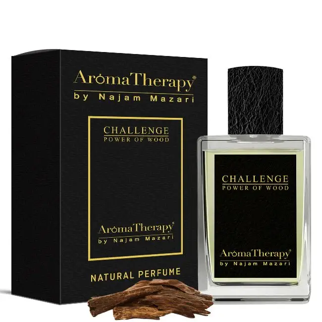 Challenge Natural Perfume By Aroma Therapy - Woody, Floral Perfume for Men