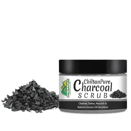 charcoal-face-body-scrub-exfoliates-dead-flaky-skin-removes-blackhead-acne-acne-scars-minimizes-pores-100ml-919048