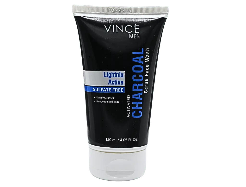 Activated Charcoal Scrub Face Wash for Men