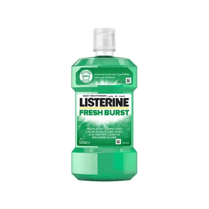 Johnson &amp; Johnson Listerine Fresh Burst Mouthwash 01