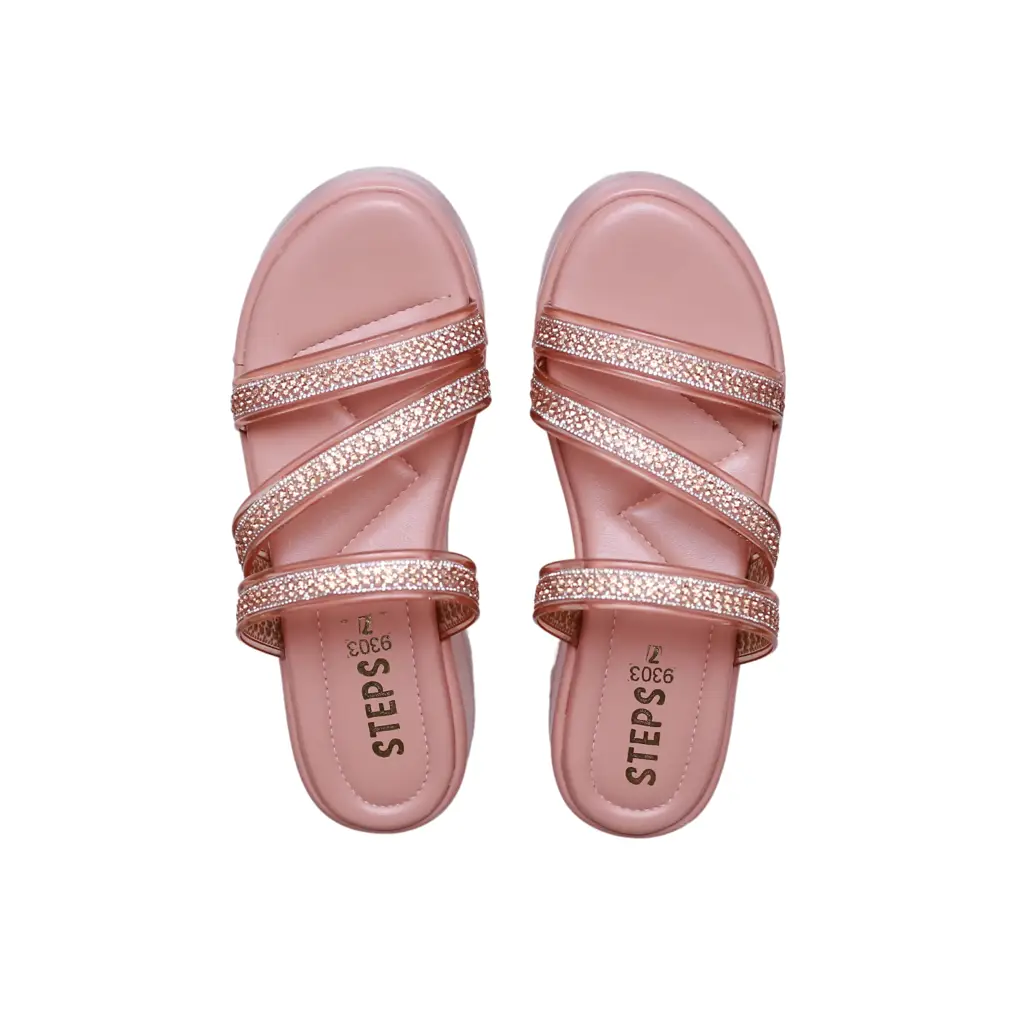 pink fancy chappal2