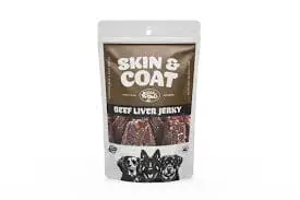 Skin &amp; Coat Beef Liver Jerky Dog Treat