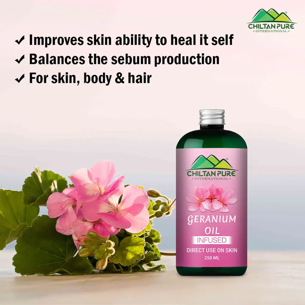 geranium-oil-relax-with-sweet-aroma-contains-anti-bacterial-anti-microbial-properties-reduces-acne-breakouts-cure-skin-infections-pure-organic-infused-250ml-603553