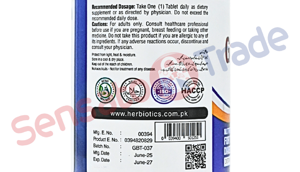 Glucobex health supplement