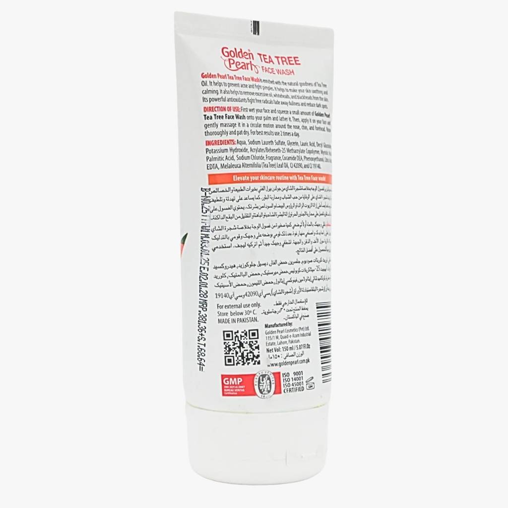 Golden Pearl Tea Tree Face Wash