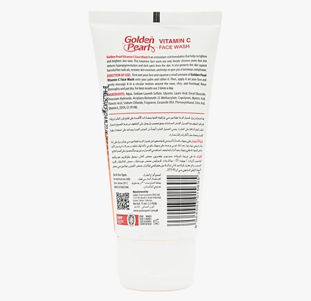 golden pearl vitamin c face wash 4