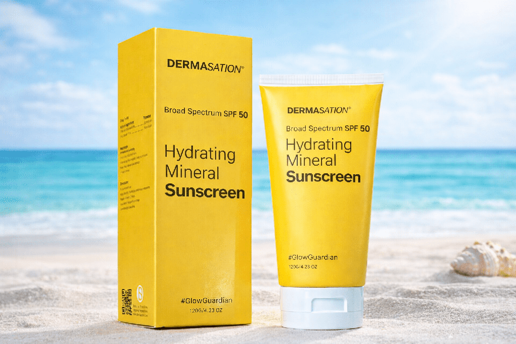 Hydrating Mineral Sunscreen SPF 50 for Daily Sun Protection