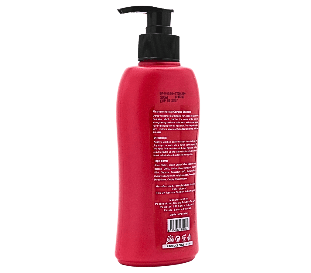 Eazicare Keratin Complex Shampoo