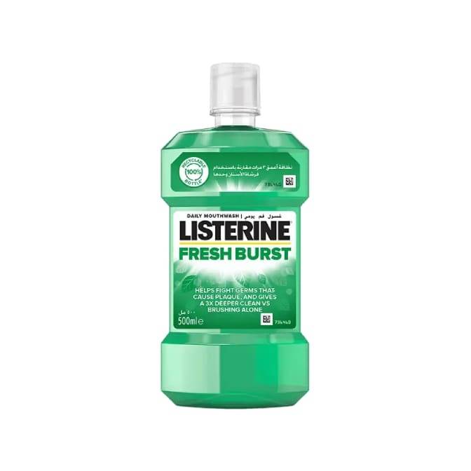 Johnson &amp; Johnson Listerine Fresh Burst Mouthwash 01