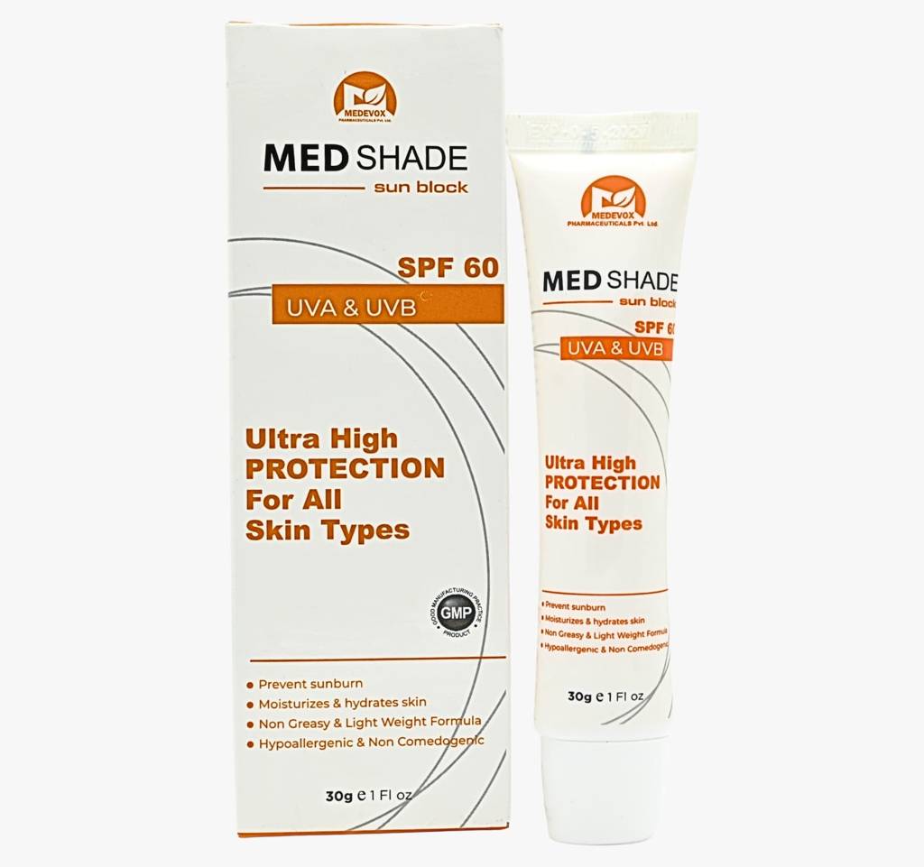 Med Shade Sun Block SPF-60