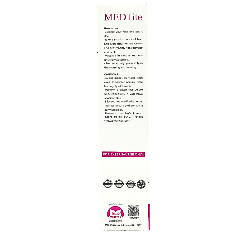 Med lite Skin Brightening Cream