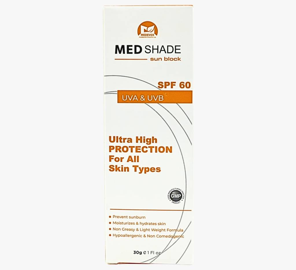 Med Shade Sun Block SPF-60