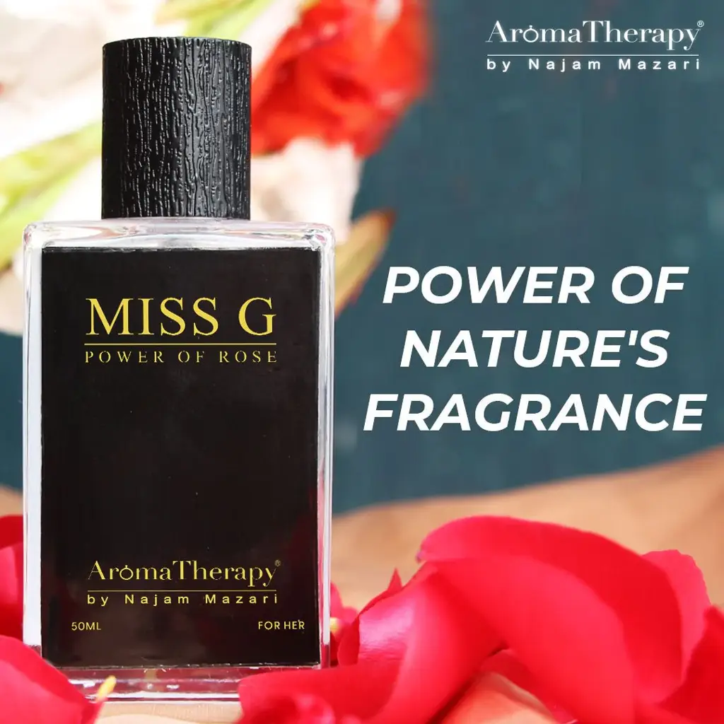 Miss G Natural Perfume - Made With Rose - A Blooming Fragrance!!