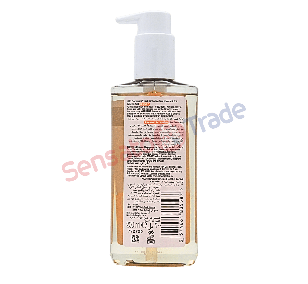 Johnson &amp; Johnson Neutrogena Spot Controlling Daily Facewash 03