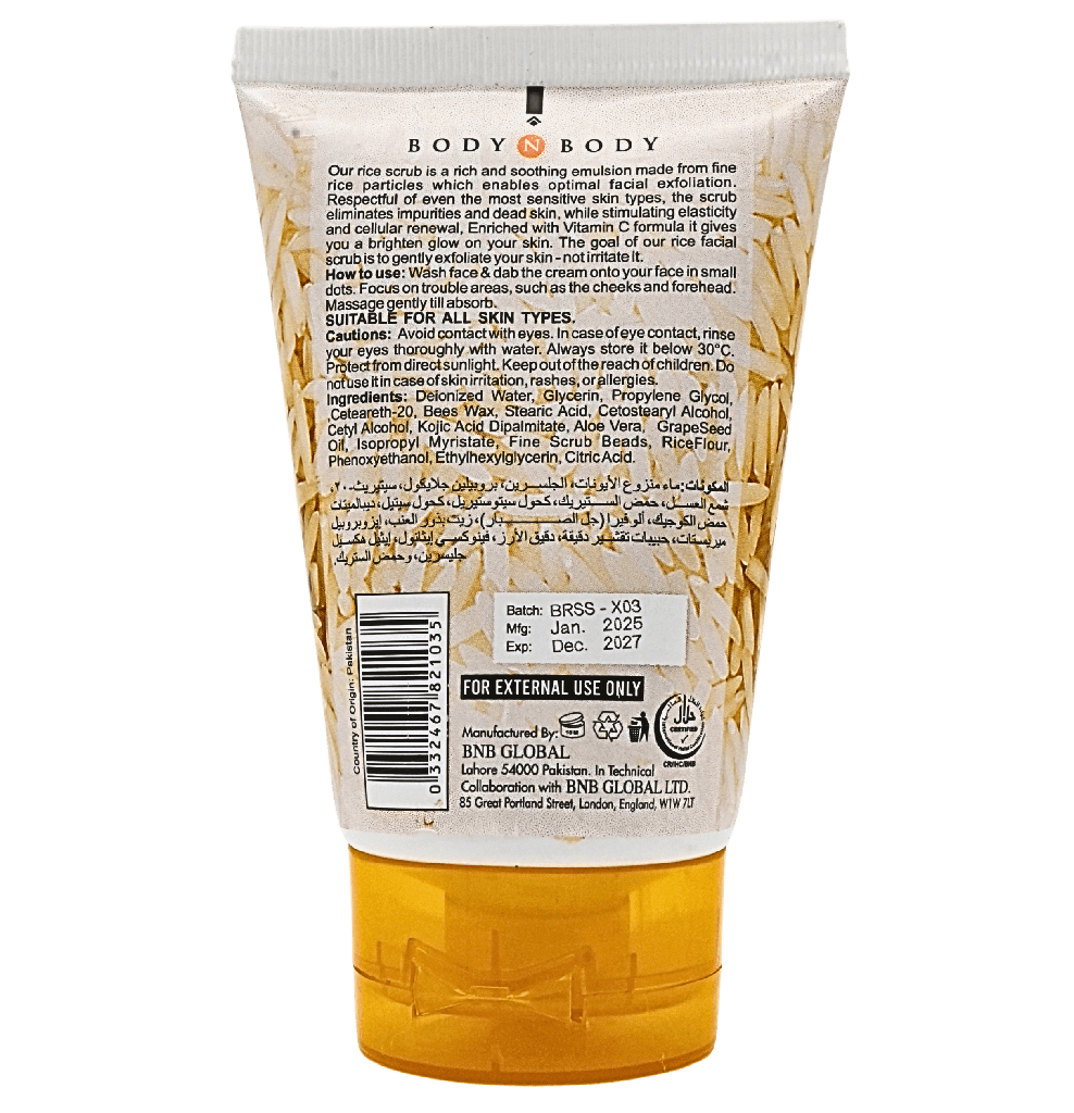 BNB Rice Brightening Scrub 120ML