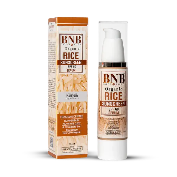 BNB Rice Extract Sunscreen Serum SPF 60