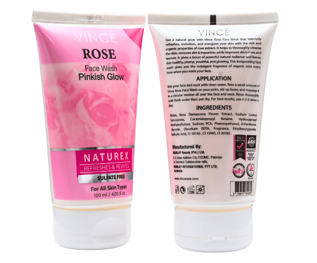 Rose Face Wash - For Natural Glow