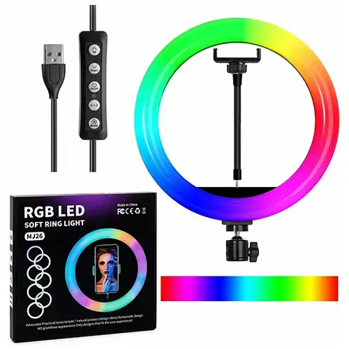 RGB-Ring-Light-with-Stand-MJ26-LED-Soft-Light-@ido.lk_