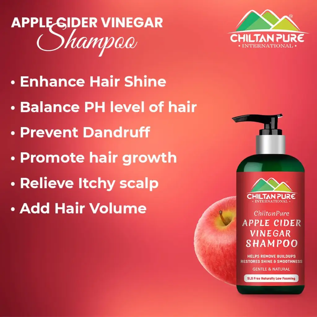 apple-cider-vinegar-shampoo-enhance-hair-shine-balance-ph-level-of-hair-promote-hair-growth-strengthen-hair-follicles-250ml-413505