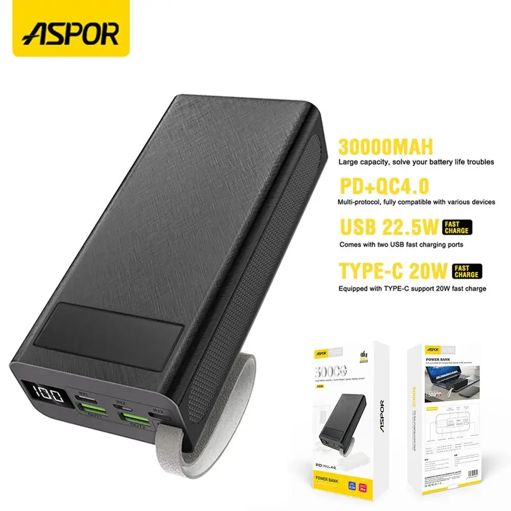 ASPOR-30000mAh-Power-Bank