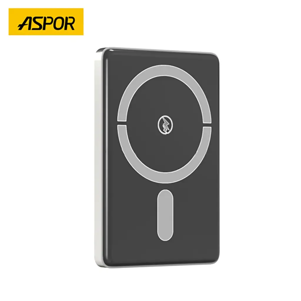 Aspor A381 Magnetic Portable Mini 5000mah Wireless Power Bank3
