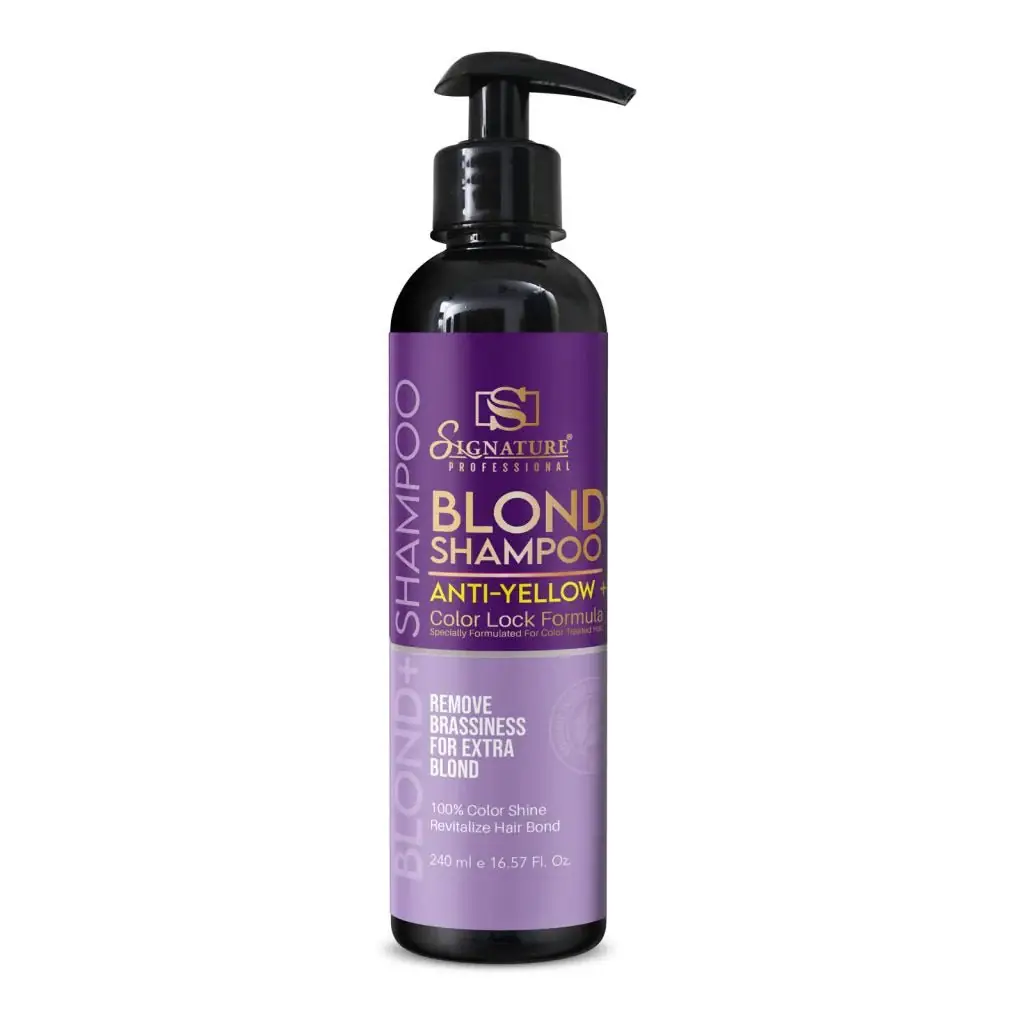 Anti Yellow Shampoo – Neutralize Brass &amp; Brighten Blonde