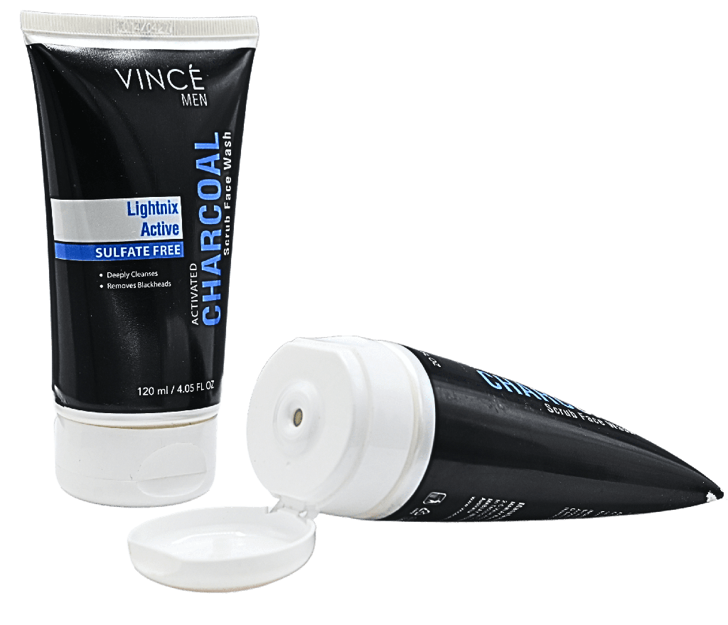 Activated Charcoal Scrub Face Wash for Men