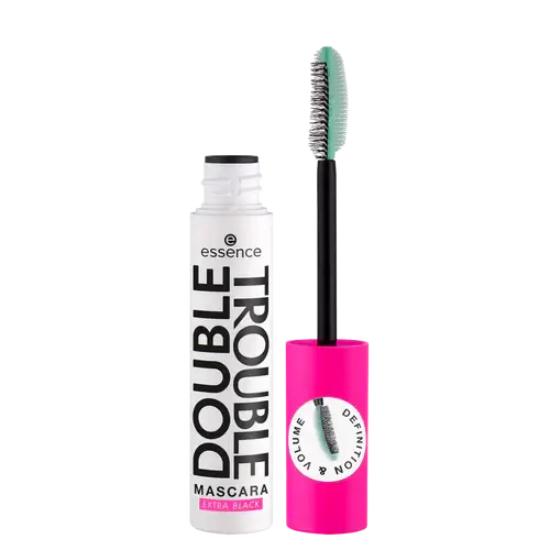 4059729337115_essenceDOUBLETROUBLEMASCARAEXTRABLACK_Website_ProductFrontViewFullOpen_500x500_crop_center